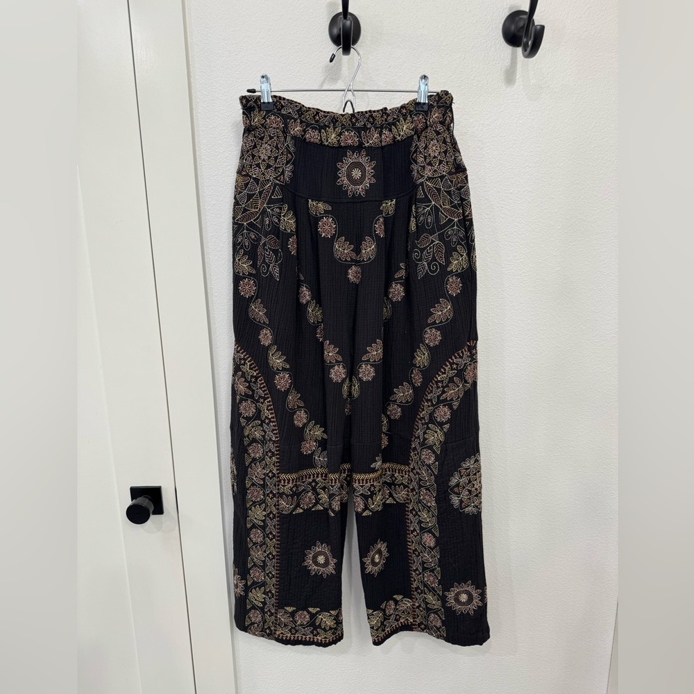 Free People Embroidered Pants
